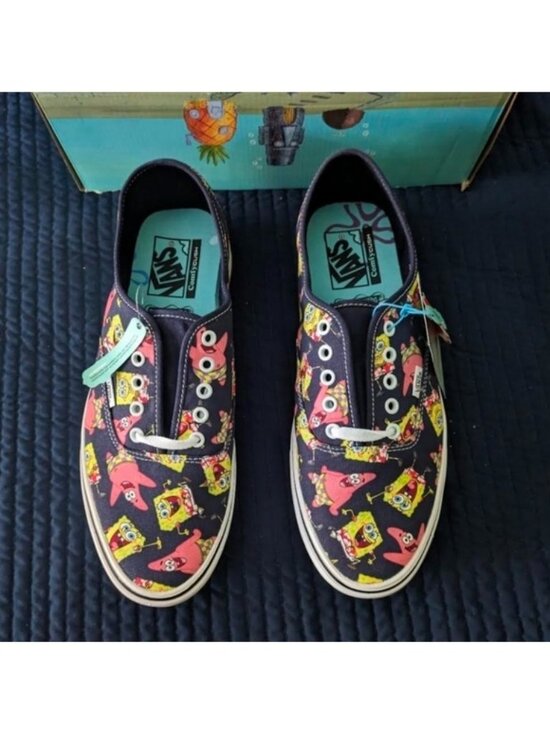 Vans Authentic Spongebob Squarepants Men 11 New Blue Yellow Logo 062026 main image 4